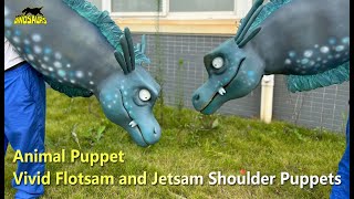 Vivid Flotsam and Jetsam Shoulder Puppets | Animal Puppet