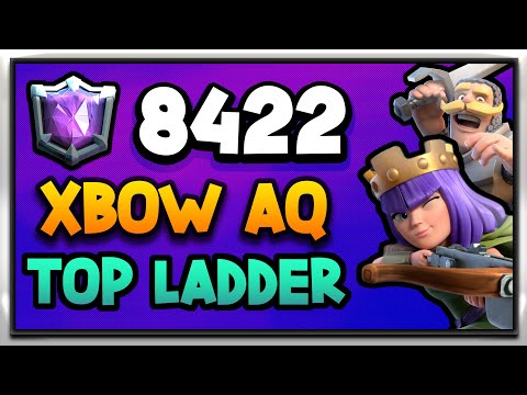 🏆8422 TOP 50 LADDER with Xbow Queen (ft. Betfas) — Clash Royale