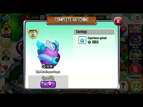 Hatching my first heroic dragon