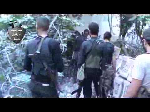 تسلل كتيبة الشهيد اسماعيل طعمة لزرع عبوات ناسفة في أحد مواقع قوات النظام في مدينة حرستا في ريف دمشق