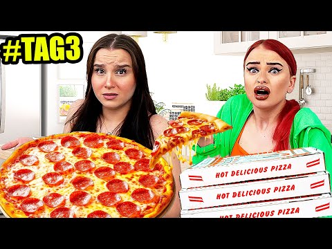 500€ Wer mehr PIZZA ESSEN kann ! 😫🍕(Challenge) - Celina