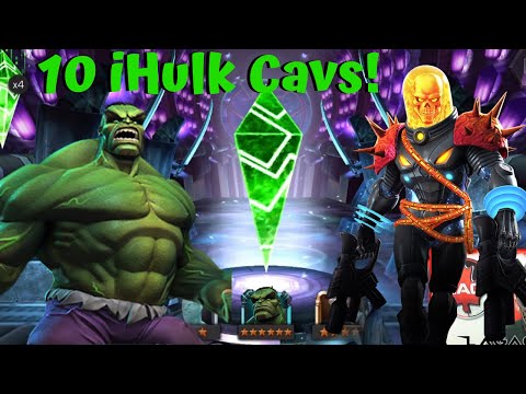 I Got New Hulk! x10 Immortal Hulk/CGR Cavalier Crystal Opening! - Marvel Contest of Champions