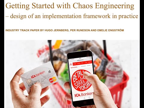 ESEM 2020: Getting Started with Chaos Engineering - design of an implementation framework in pract.
