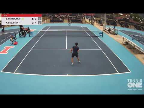 Arthur Fery (Stanford) vs. Ben Shelton (UF)