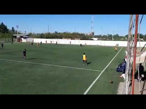 salida de arco propio, sistema 1-4-1-3-2 Cañuelas FC 6ta División.  DT José Malavé