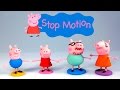 Peppa pig family Play doh STOP MOTION video. MUST SEE!