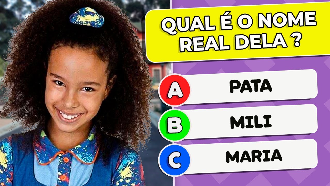 SUPER QUIZ DAS CHIQUITITAS 🥰✨ O Quanto você sabe sobre as chiquititas?