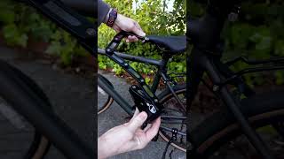 This Folding Bike Lock is Secure and Compact #shorts