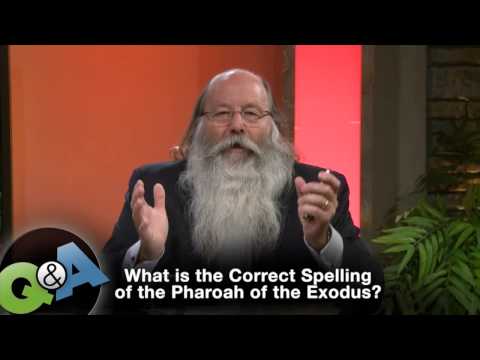What is the correct spelling of the pharaoh of the Exodus? - Q&A with Michael Rood