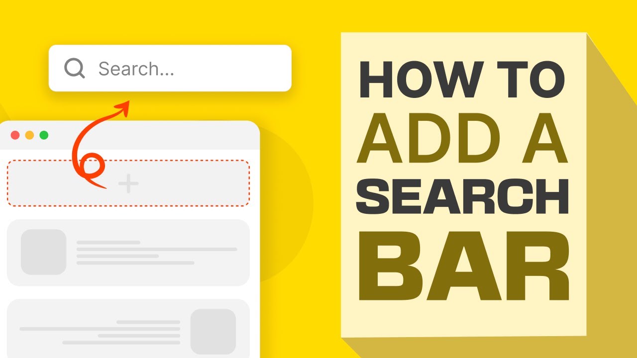 How to Add a Search Bar in WordPress