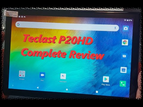 Teclast P20HD Complete Unboxing | First Impression | English