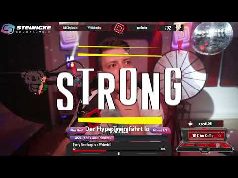 Brutal! Abbruch Glücksrad wegen Hypetrain. Das gab es bei @RechtEckOhneEcken  noch nie.