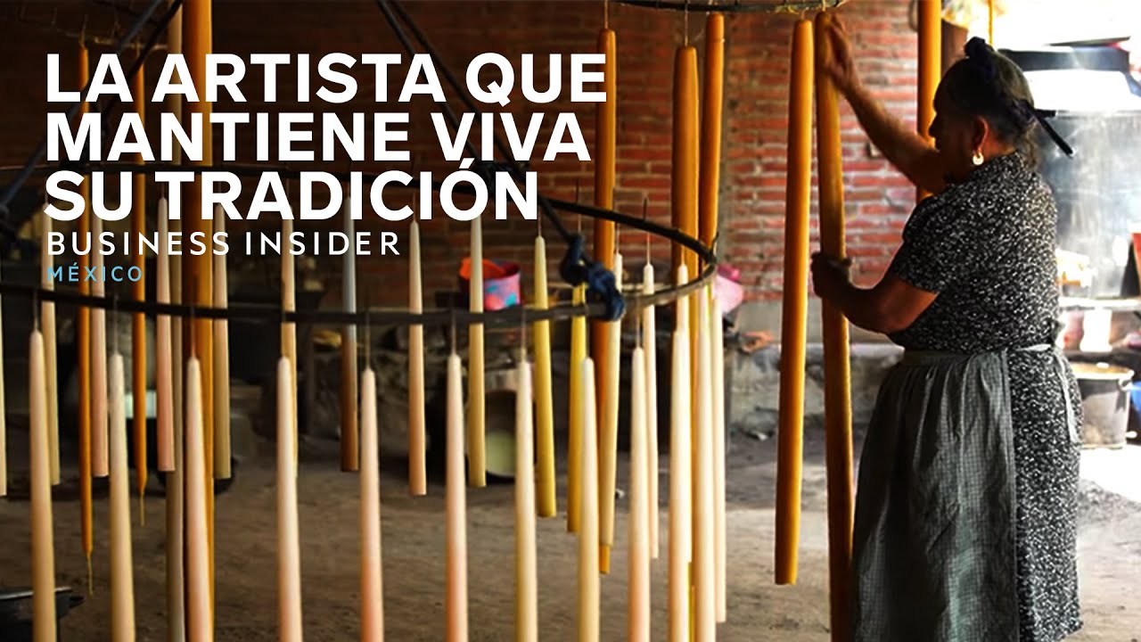 La fabricante de velas que mantiene viva su tradición en Oaxaca.