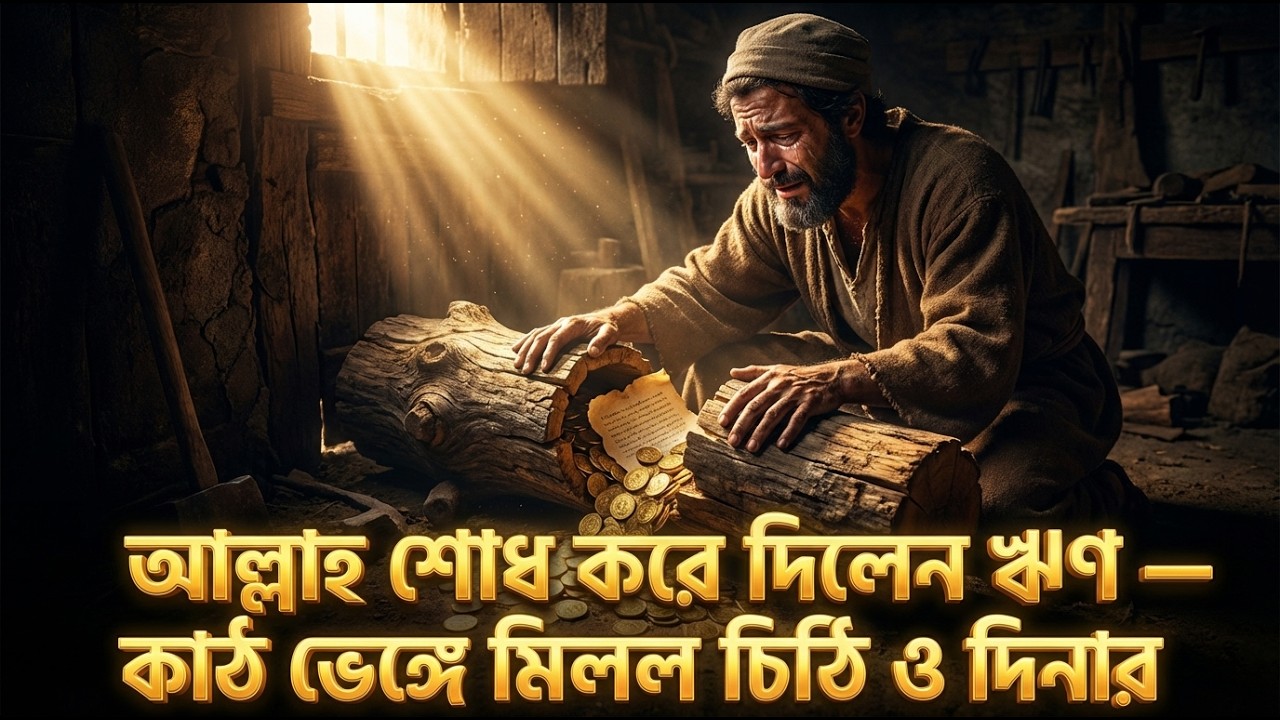 আল্লাহ শোধ করে দিলেন ঋণ — কাঠ ভেঙে মিলল চিঠি ও দিনার
