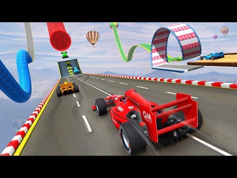 Formula Car Racing Stunt Simulator -2024 Impossible Mega Ramp GT Car 3D - Android Gameplay #1
