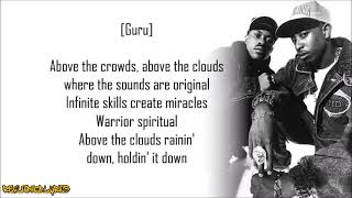 Gang Starr - Above the Clouds ft. Inspectah Deck (Lyrics)