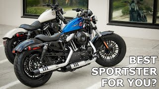 Which Sportster is Best for You 2022 H-D Forty-Eight vs. 2022 H-D Iron 883