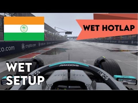 F1 22 MIAMI WET HOTLAP + SETUP - [1:40.876] - NO ASSISTS