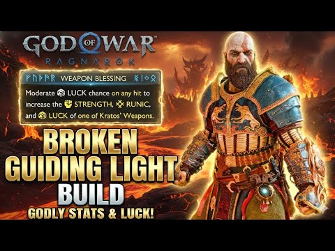 Gna And Berserker King Got Deleted By Guiding Light Build Kratos - God Of War Ragnarok