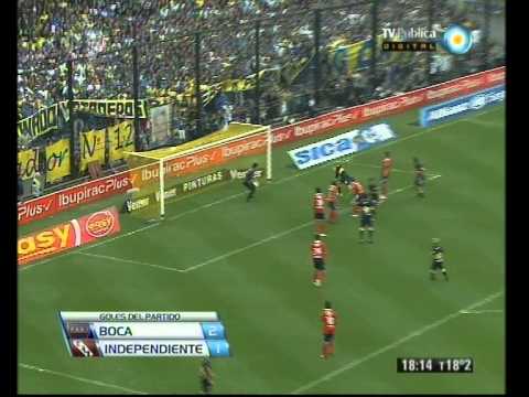 Boca Juniors vs. Independiente (Show de goles) - Torneo Inicial 2012 - Fecha 7