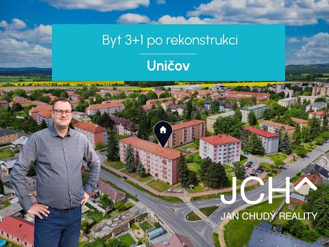 Video prohlídka - byt 3+1, Uničov, ulice Litovelská