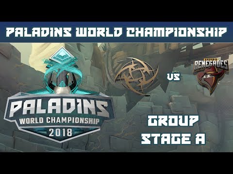 Paladins World Championship 2018: Group Stage A - Ninjas in Pyjamas vs. Renegades