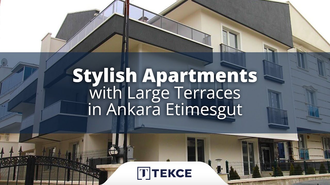 Appartements Avec Balcons et Terrasses à Ankara Etimesgut