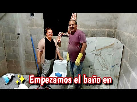 🏡✨ Paso a paso comenzamos el baño en la finquita 🚽 mucho esfuerzo y fe