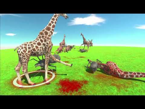 Giant Invertebrates VS Modern Mammals ALL UNITS Fight Battle ARBS | Animal Revolt Battle Simulator