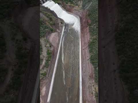 impresionante vertedero del dique Nogoli, San Luis. #viral #shorts #youtubeshorts #shortvideo