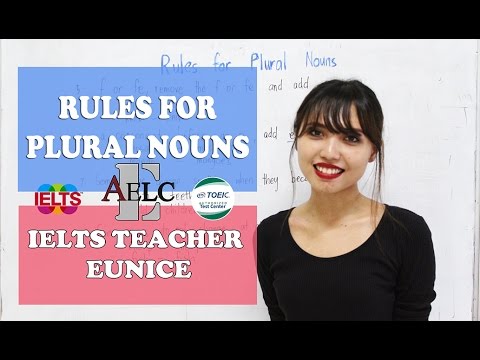 Learn English: Rules for Plural Nouns