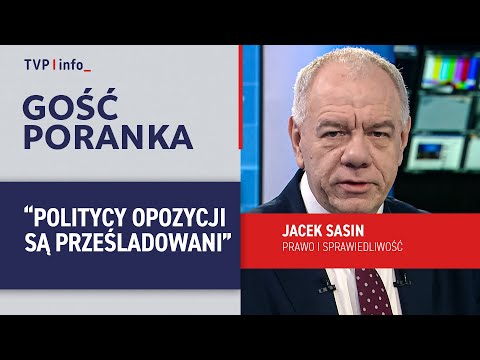 Jacek Sasin: politycy opozycji są prześladowani | GOŚĆ PORANKA