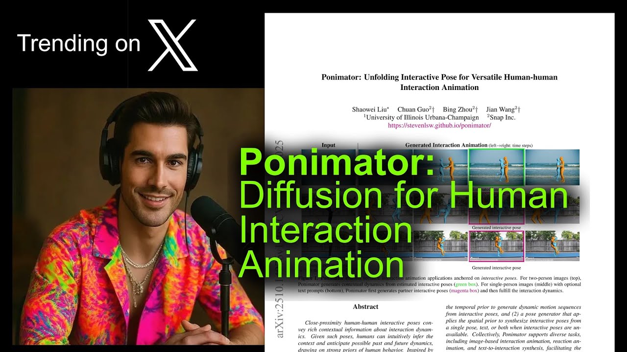 Ponimator: Diffusion for Human Interaction Animation