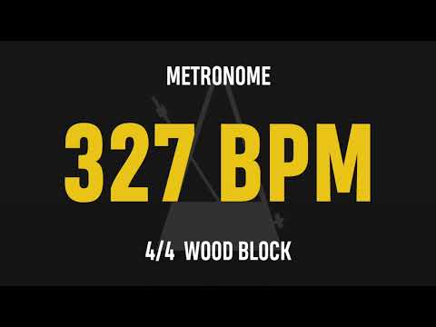 327 BPM 4/4 - Best Metronome (Sound : Wood block)