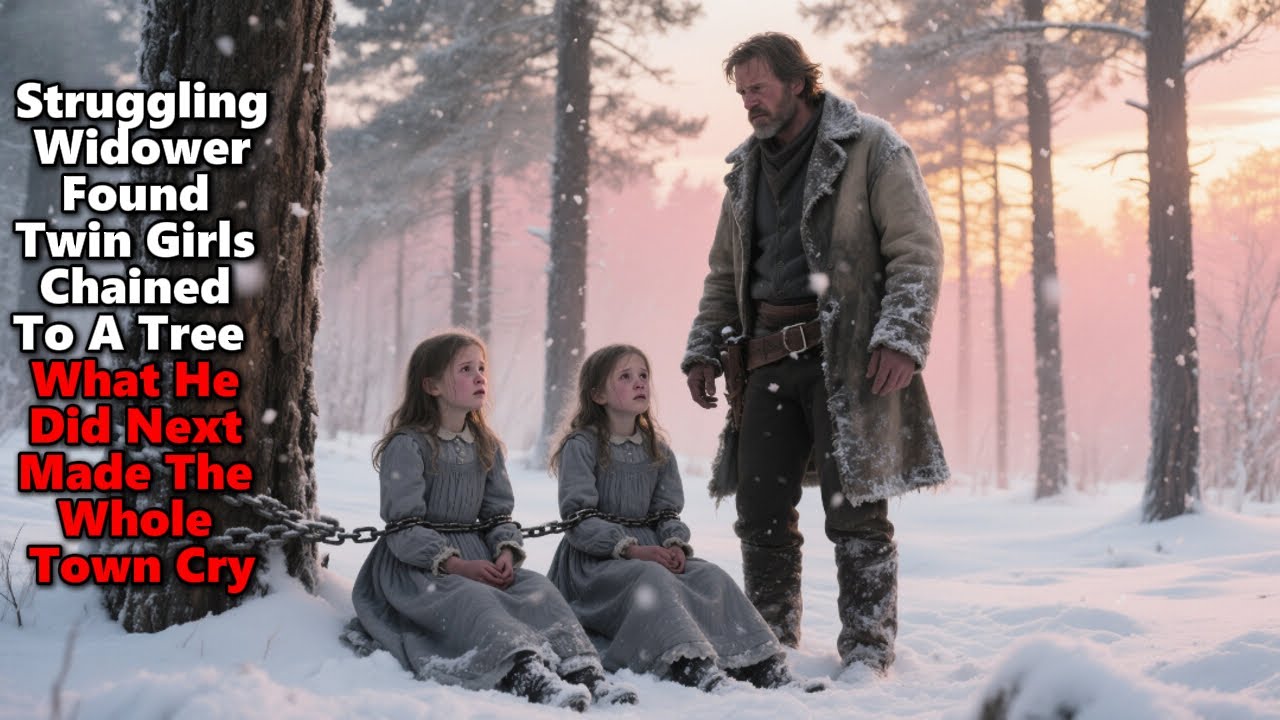 Struggling Widower Found Twin Girls Chained to a Tree — What He Did Next Made the Whole Town Cry