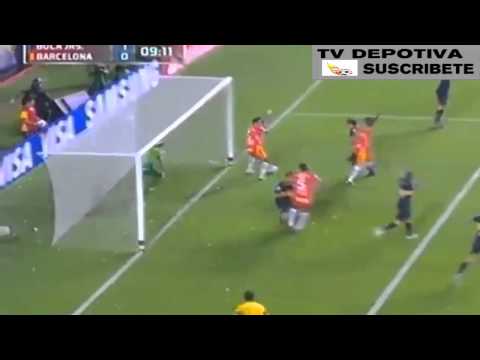 Gol de Blandi - Boca Juniors 1 vs Barcelona 0 - 3/4/13