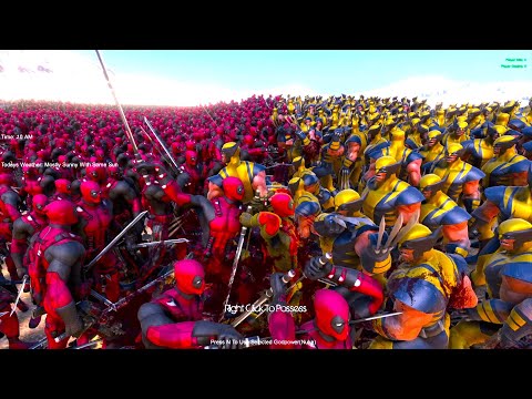 Wolverine Vs Deadpool - Ultimate Epic Battle Simulator UEBS