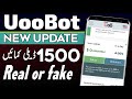 UooBot Earning app • UooBot real or fake • UooBot withdraw Update