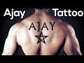 Ajay Name Tattoo Tattoo Whatsapp Status