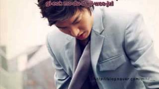 Kim Tae Woo -- 빗물이 내려뼉서 [Dropping Rain]   [ Romanization &amp; Translation]