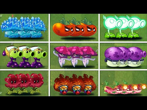 New team Plant Vs 08 Team Plant - Who Will Win？- PvZ 2 Team 3 Plant