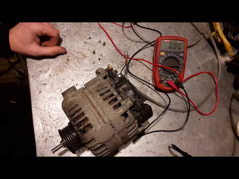How to check the alternator Test. Using a drill