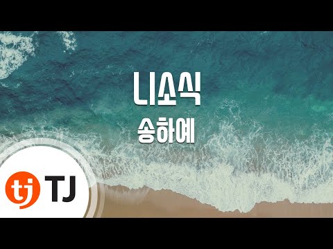 [TJ노래방] 니소식 - 송하예 / TJ Karaoke