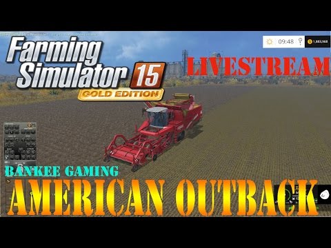 Farming Simulator 15 Landykids Multiplayer American Outback Map Potatoe Harvest