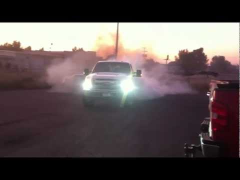 When doing a burnout in your new ford turn the traction control off !