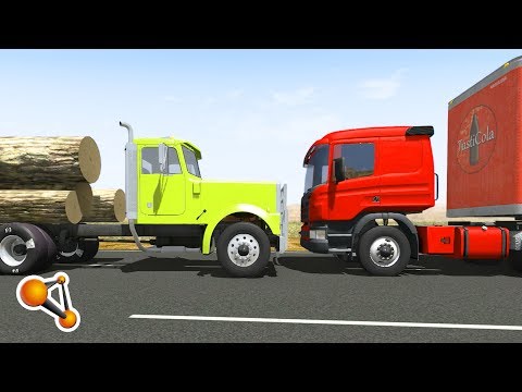 BeamNG.Drive - Head-on Impact Crashes Epic