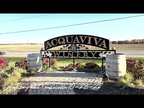 Anthony and Gabriella at Aquaviva Winery