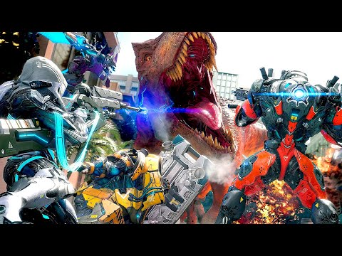 Invasão dos Dinossauros Frenéticos! Caos | EXOPRIMAL | (PT/BR)