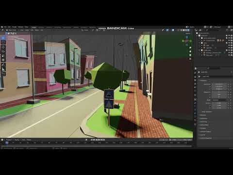 Low poly city assetpack