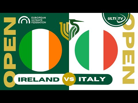 Italy vs Ireland — OPEN Pre-Quarter — European Ultimate Championships #EUC2023